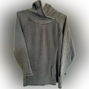 XL PrAna Gray Fleece Tunic with pockets